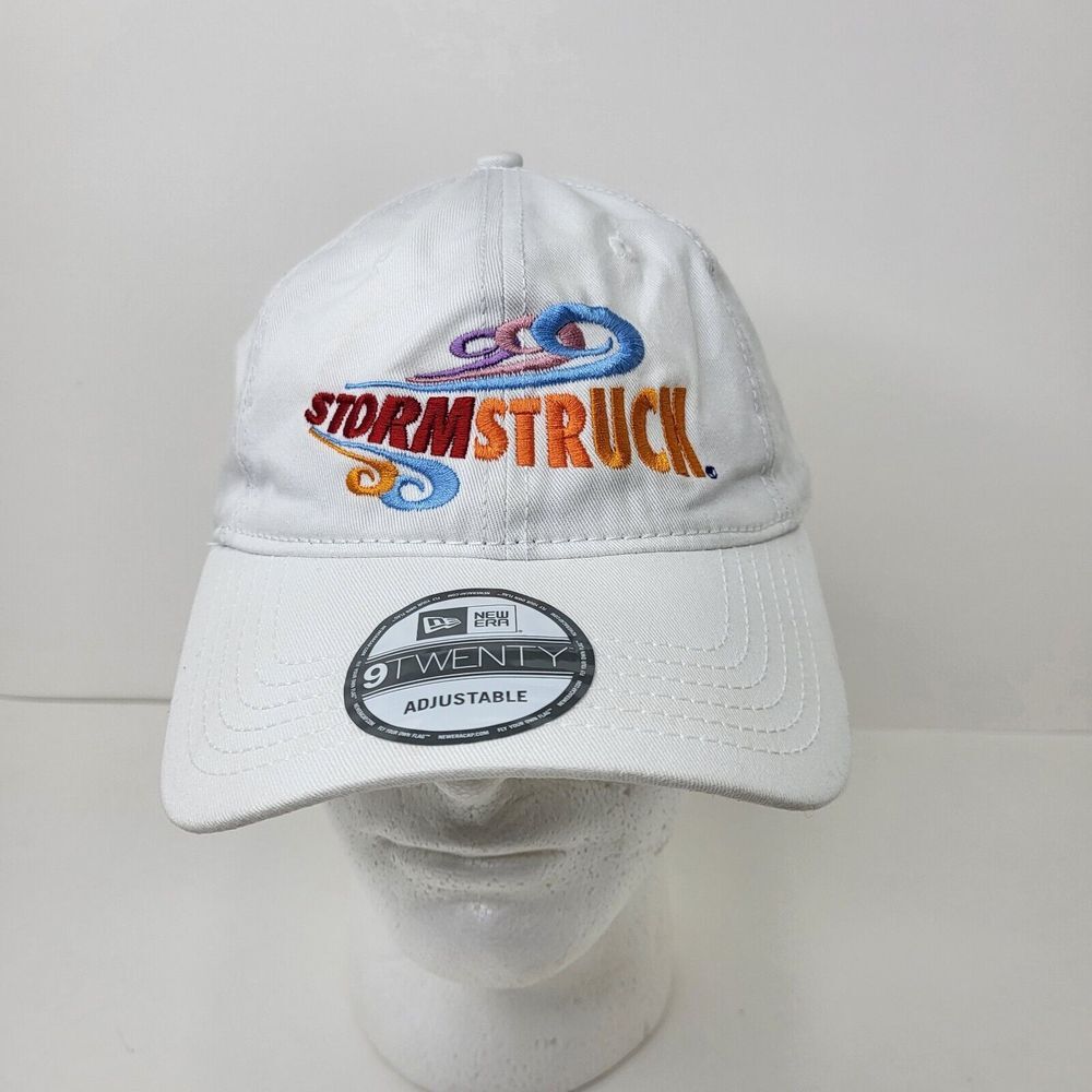 New Era Stormstruck 9TWENTY Adjustable Strapback Cap White Hat OSFM